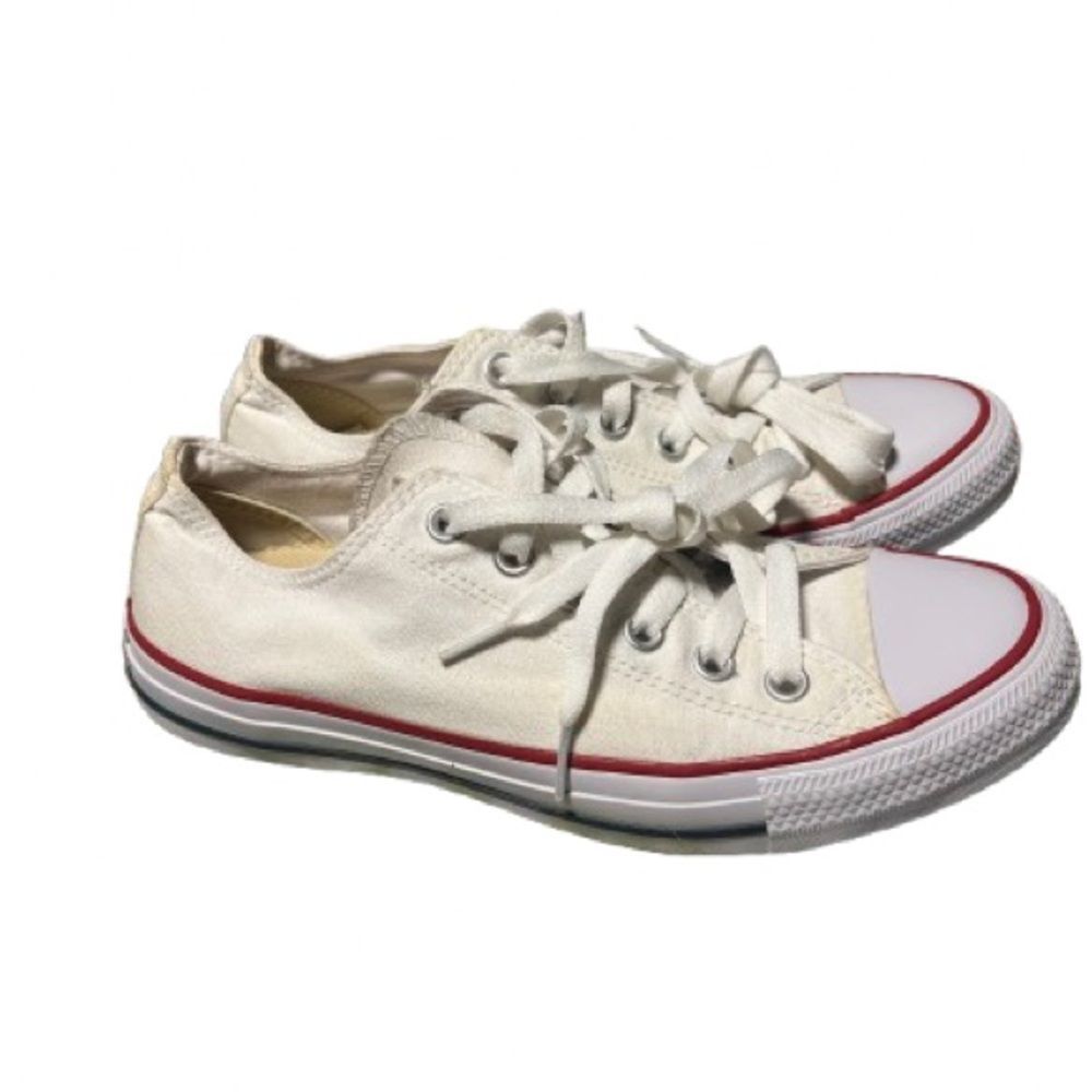 Converse All Star Chuck Taylor Low Top Casual Shoes, White Men’s sz 7 Women’s 9